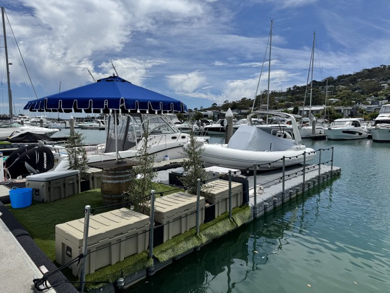 FloatBricks modular floating dock in Queensland