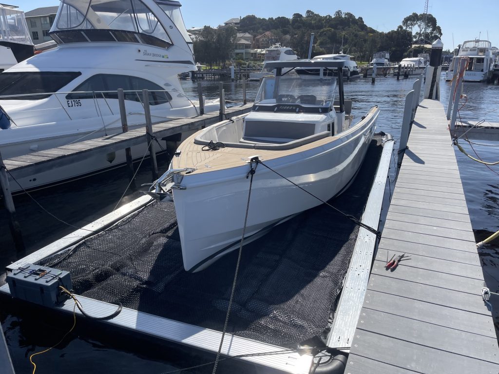 Why SeaPen Is the Easiest Dry Docking System for Modern Boaters 3 Fjord 38 Express - DockPro