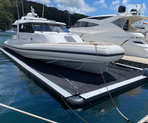 Large-inflatable-boat-dry-docked-in-a-SeaPen